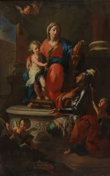Maagd Maria met Jezus en St. George